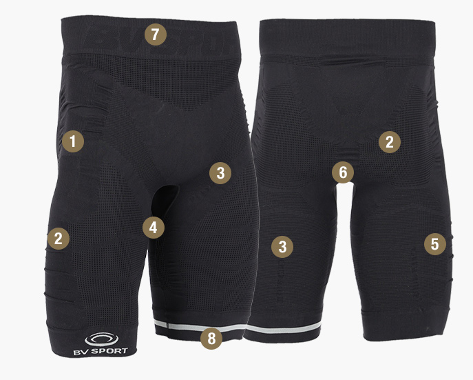 Pantaloncini CSX EVO2 nero